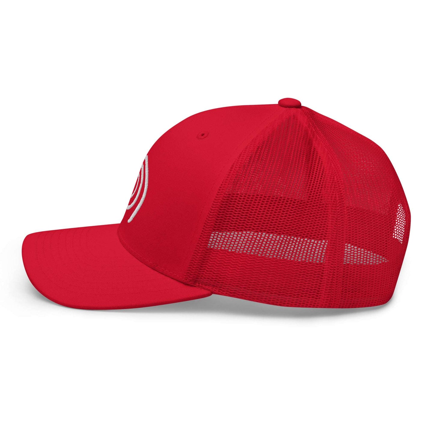 Mood Child® Red Trucker Cap (World)