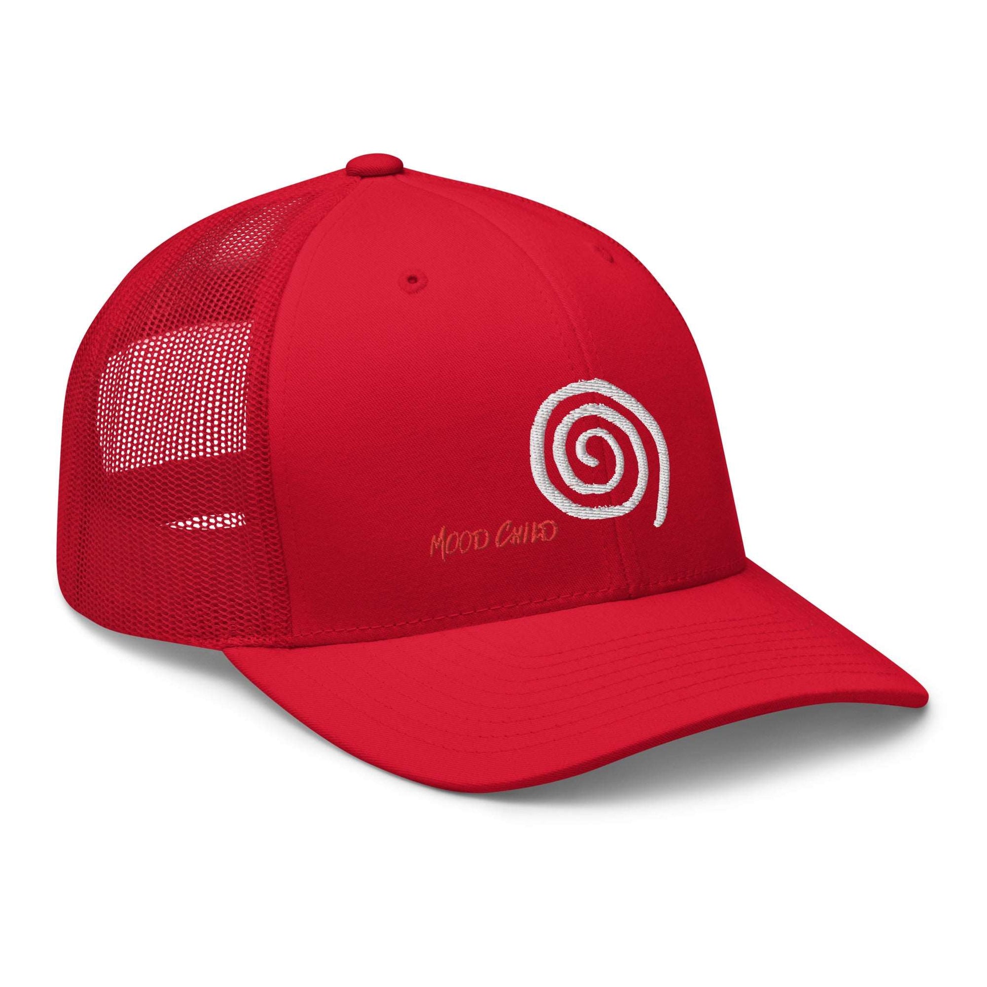 Mood Child® Red Trucker Cap (World)